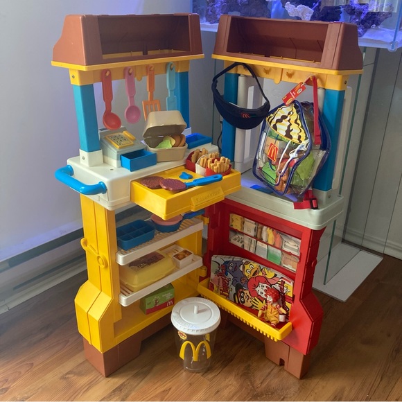 Fisher-Price Other - RARE Vintage McDonald’s Drive thru kids Playset Fisherprice Fun with Food